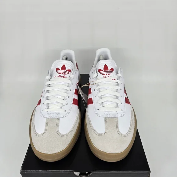 adidas Puig Samba 'White Better Scarlet Gum' Men's Skateboarding Shoes Size 11 - Picture 2 of 8